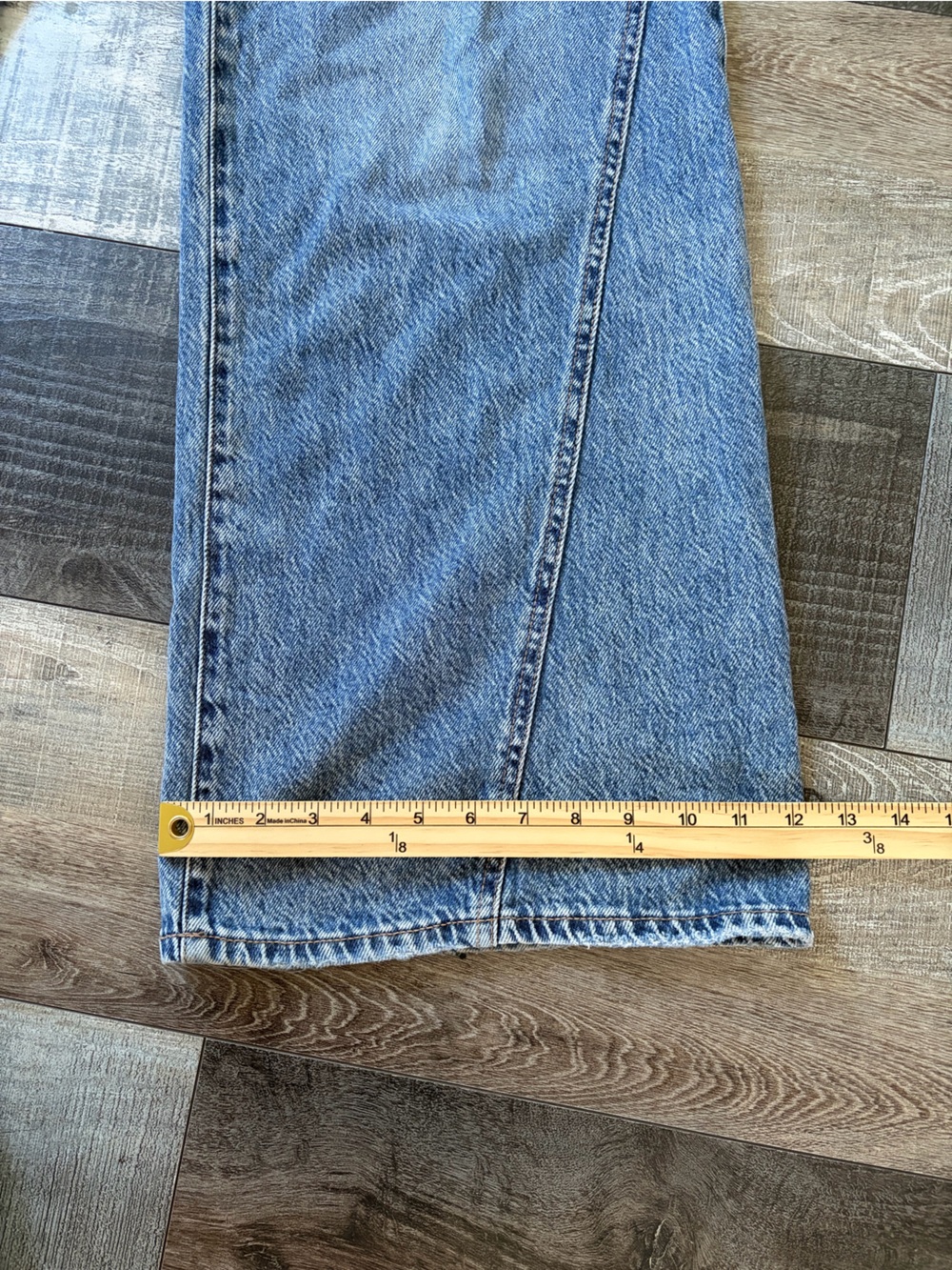Sincerely Jules 5/27 Mid Rise Baggy Wide Leg Jeans Y2K - Picture 4 of 8